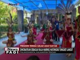 Presiden Jokowi dan Ibu Negara mendapat sambutan Tarian Dayak Kalteng - iNews Pagi 21/12