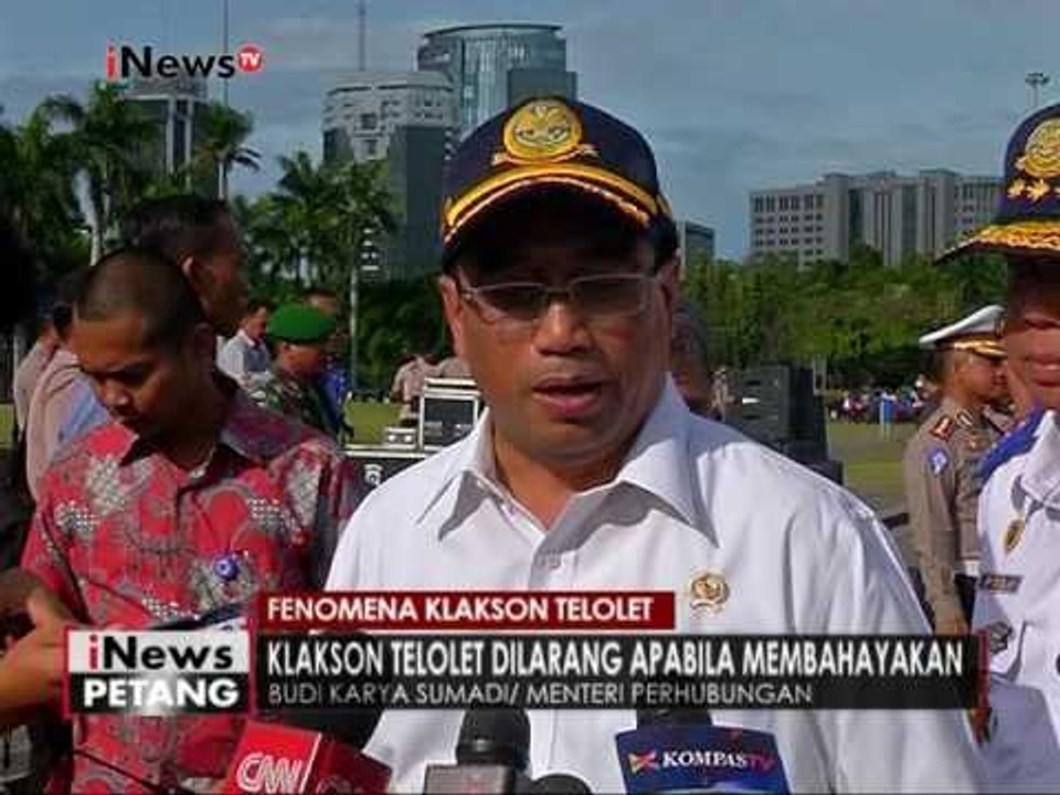 Budi Karya S : Klakson telolet dilarang bila membahayakan - iNews Petang 22/12