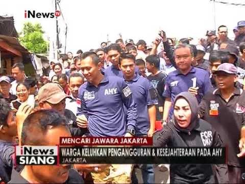 AHY kampanye berjalan kaki 7 Km & berjanji sosialisasikan 1 Miliar per RW - iNews Siang 22/12