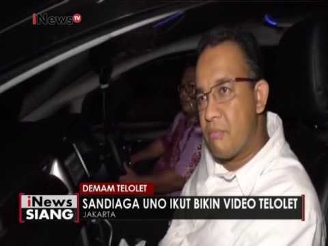 Cagub & Cawagub Anies - Sandi ikut membuat video demam om telolet om - iNews Siang 22/12