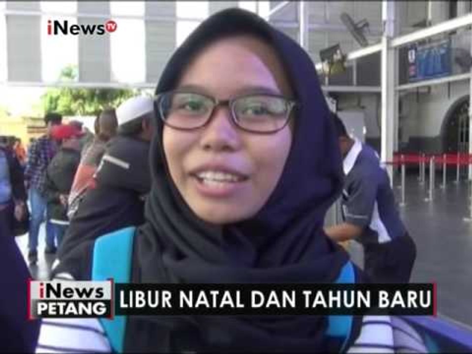 Libur natal dan tahun baru, ribuan penumpang sudah memadati stasiun stasiun - iNews Petang 22/12