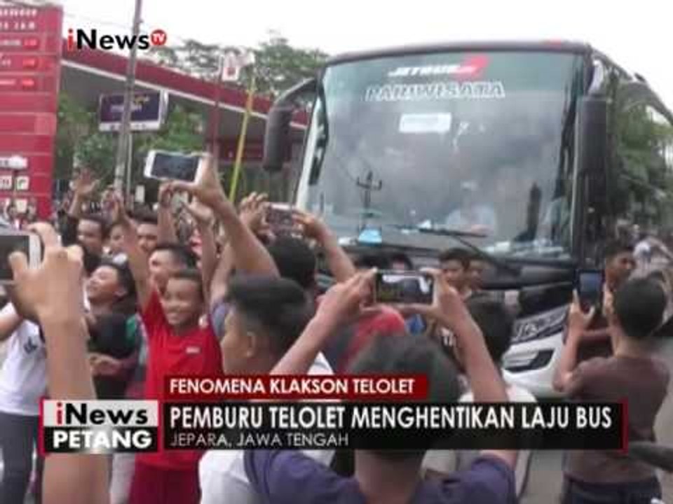 Fenomena klakson telolet mewabah hingga kaum dewasa - iNews Petang 22/12