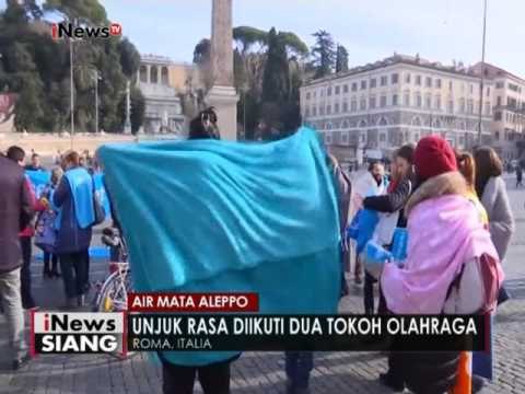 Di Italia, Roberto Mancini ikut menggelar demo damai untuk Aleppo - iNews Siang 23/12