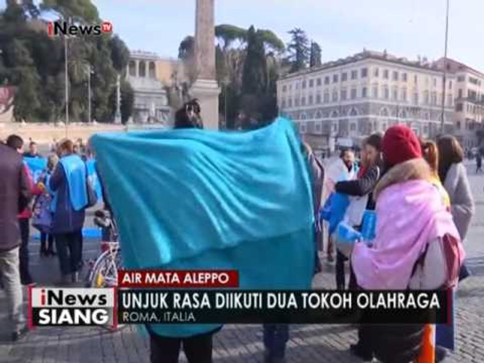 Di Italia, Roberto Mancini ikut menggelar demo damai untuk Aleppo - iNews Siang 23/12