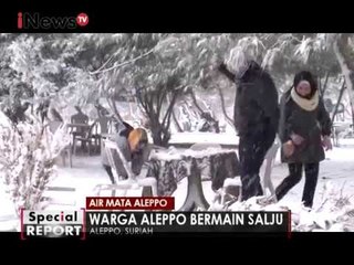 Kota Aleppo diselimuti salju saat proses evakuasi warga berlangsung - Spesial Report 23/12