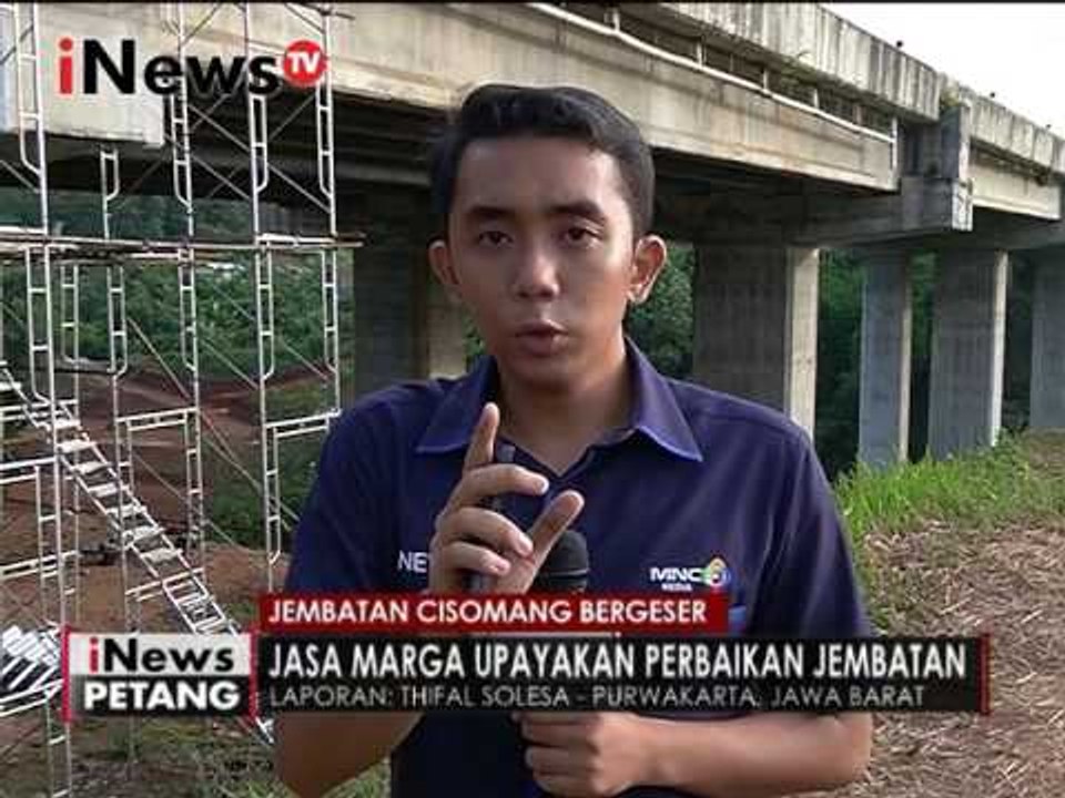 Live Report : Thifal Solesa, Jembatan Cisomang bergeser - iNews Petang 23/12