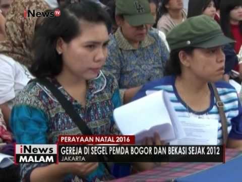 Jemaat GKI Yasmin & Piladelphia beribadah Misa Natal di depan Istana Negara - iNews Malam 25/12