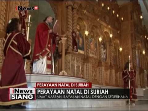 Umat Nasrani di Aleppo merayakan Natal dengan cara sederhana - iNews Siang 26/12