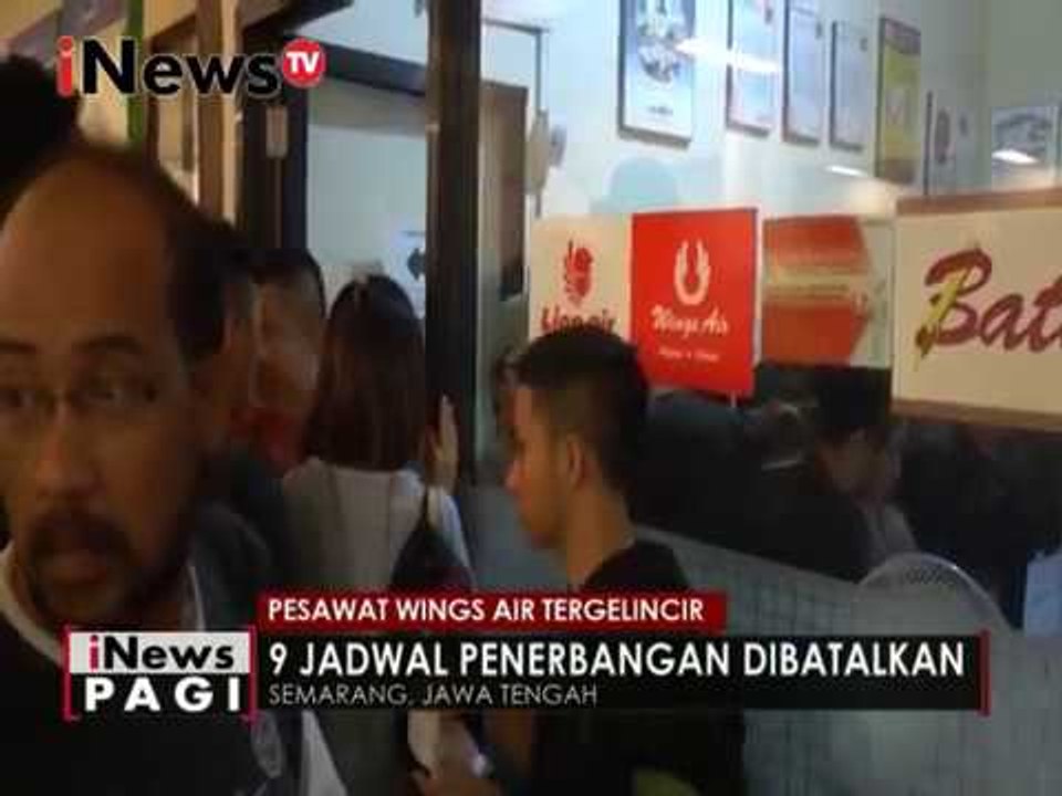 Ganjar Pranowo tinjau pesawat Wings Air tergelincir - iNews Pagi 26/12