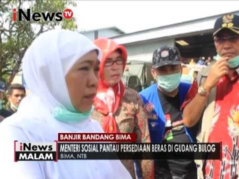 Banjir bandang Bima, Menteri sosial pantau persediaan beras - iNews Malam 26/12