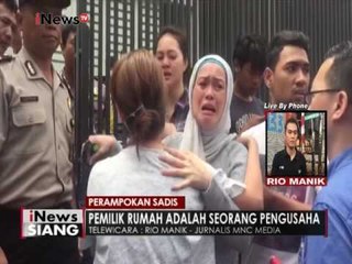 Telewicara : Rio Manik : Korban perampokan di tumpuk tumpuk di kamar mandi - iNews Siang 27/12