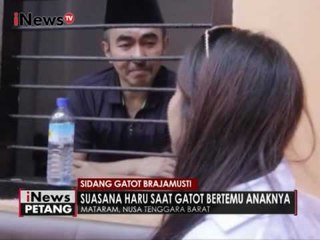 Suasana haru terasa saat Gatot Brajamusti bertemu anaknya - iNews Petang 27/12