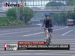 Libur natal dan tahun baru, Ibukota lengang ditinggal warganya berlibur - iNews Siang 26/12