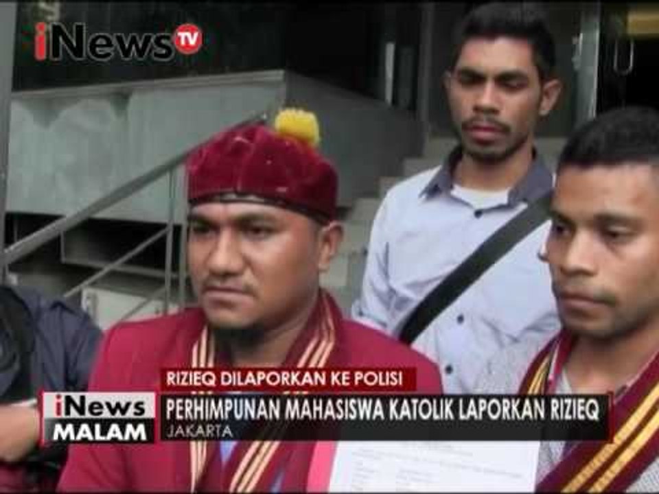 Perhimpunan mahasiswa Katolik laporkan Rizieq - iNews Malam 26/12