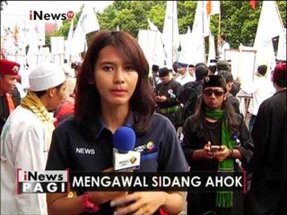 Live Report : Suasana di sekitar Gedung Ex PN Jakpus sudah dipenuhi Massa - iNews Pagi 27/12