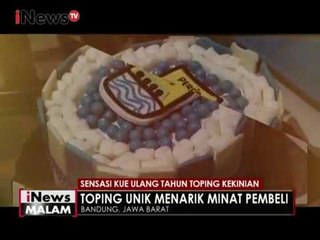 Penjual kue di Bandung, buat kue dengan toping unik - iNews Malam 20/12