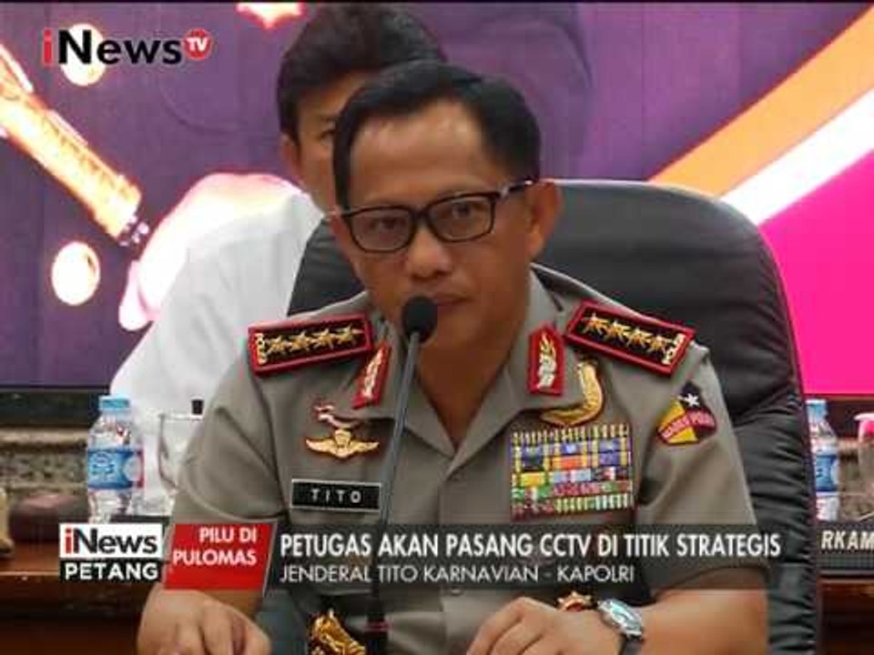 Kapolri Tito Karnavian : Petugas akan pasang CCTV di titik strategis - iNews Petang 28/12