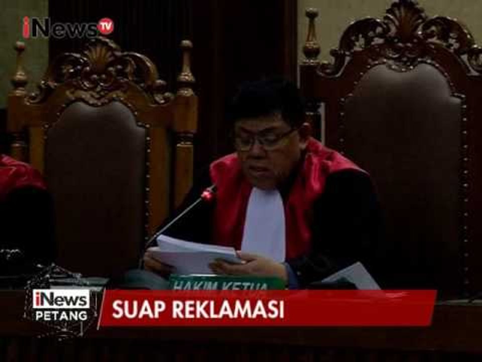 M. Sanusi divonis 7 tahun penjara karena terbukti menerima suap - iNews Petang 29/12