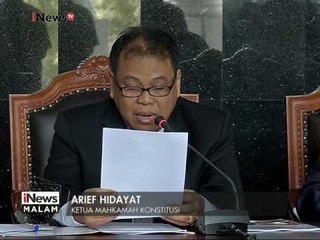 MK mengadakan Konferensi Pers akhir Tahun - iNews Malam 29/12