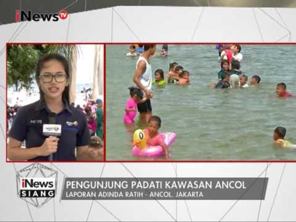 Live Report : Wisatawan padati kawasan wisata Ancol, Jakarta - iNews Siang 02/01