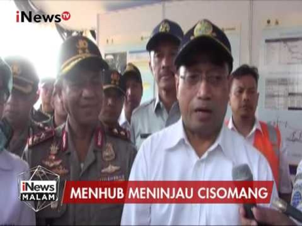 Menhub tinjau langsung perbaikan jembatan Cisomang - iNews Malam 01/01