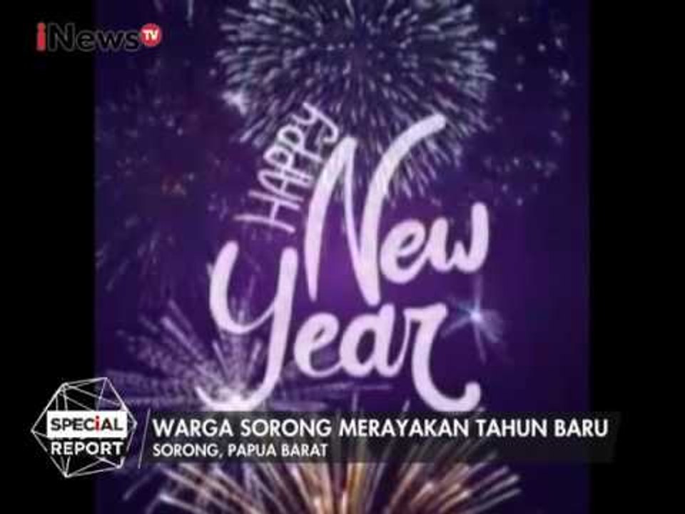 Perayaan tahun baru dikota Sorong, Papua - Spesial Report 31/12