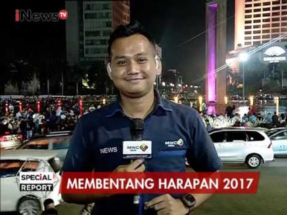 Live Report : Kondisi terkini perayaan tahun baru di Bundaran HI & Surabaya - Spesial Report 31/12