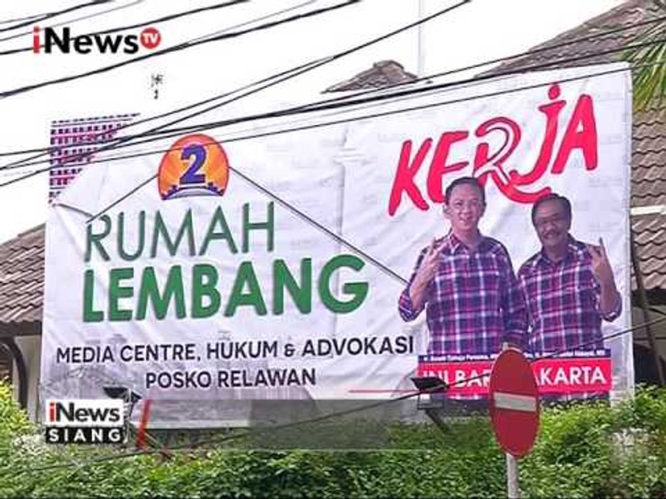 Ahok jalani sidang, rumah pemenangan Lembang terlihat sepi - iNews Siang 03/01