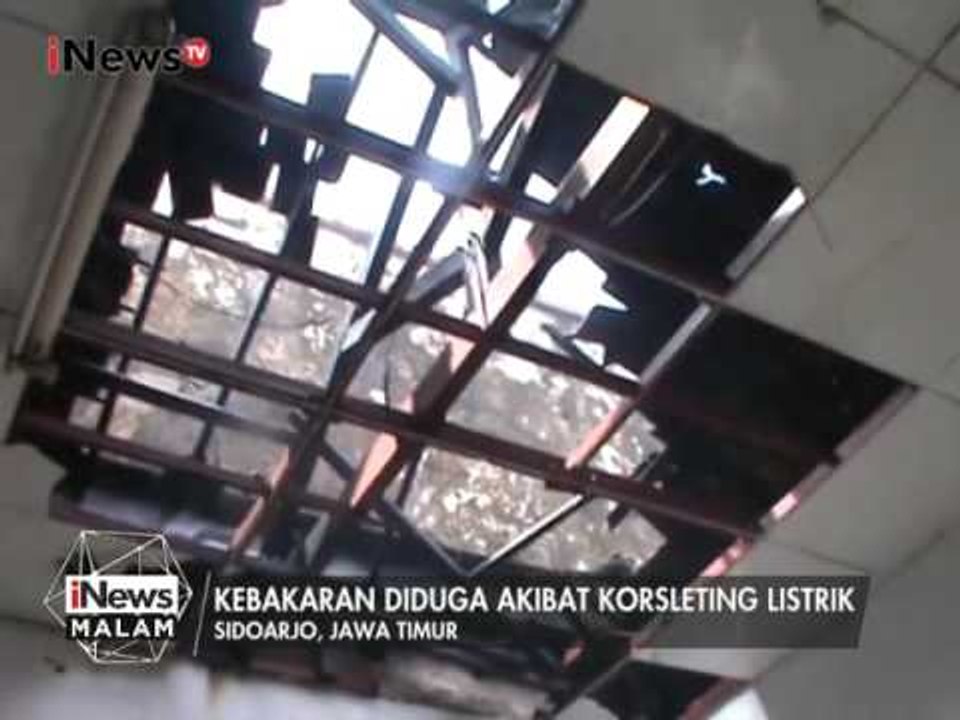 Diduga korsleting listrik, sebuah Gereja di Sidoarjo terbakar habis - iNews Malam 02/01