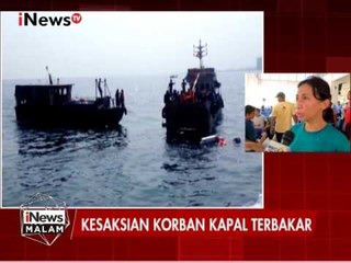 Penjelasan korban kapal terbakar yang berhasil selamat - iNews Malam 01/01