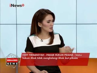 Télécharger la video: Dialog : Status Hukum Ahok tidak menghalangi Ahok ikut Pilkada - iNews Breaking News 03/01