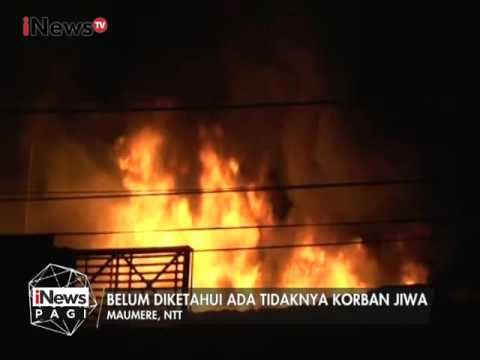 Sebuah toko suku cadang mobil di Maumere dilalap si jago merah - iNews Pagi 04/01