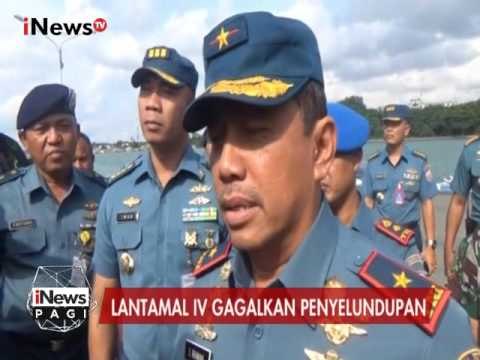 TNI AL gagalkan penyelundupan bahan bakar Solar di Tanjung Pinang - iNews Pagi 04/01