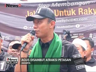 AHY sambangi warga Kebon Jeruk & disambut warga dengan petasan - iNews Malam 02/01
