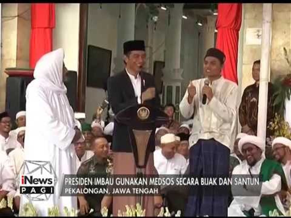 Presiden Jokowi Hadiri Acara Maulid Nabi Yang Digelar Habib Lutfi di Pekalongan - iNews Pagi 09/01