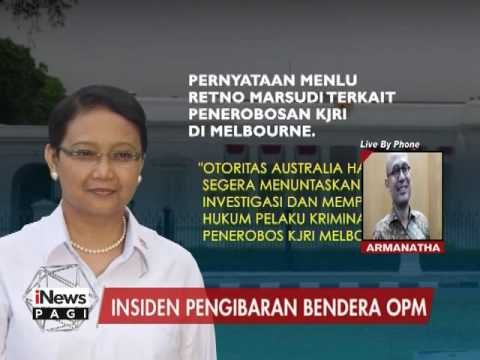 Keterangan Kemenlu Terkait Aksi Pengibaran Bendera OPM di KJRI Melbourne - iNews Pagi 09/01