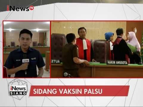 Live Report : Terkait jalannya sidang vaksin palsu yang kembali digelar - iNews Siang 05/01