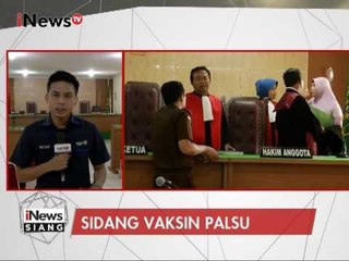 Live Report : Terkait jalannya sidang vaksin palsu yang kembali digelar - iNews Siang 05/01
