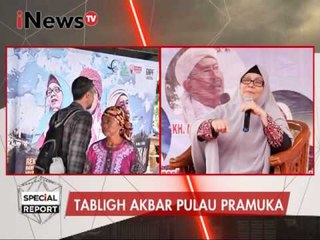 Ustadzah Irene sedang memberikan Tausiah - Special Report 09/01