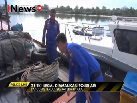 Penyelundupan TKI Ilegal, 21 TKI ilegal diamankan polisi - Police Line 09/01