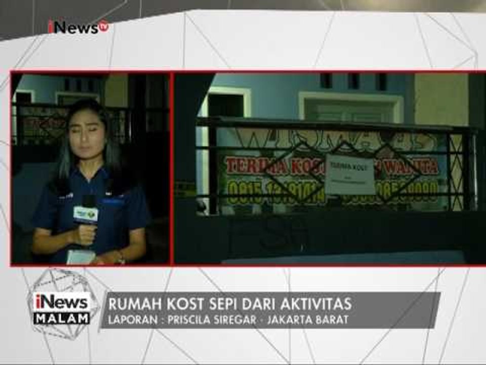 Rumah Kost Korban Pembunuhan sepi dari aktivitas - iNews Malam 10/01