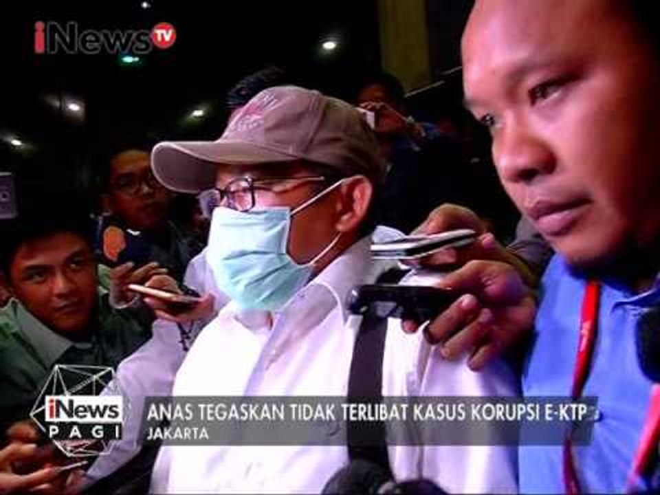 Anas bantah tudingan Nazaruddin terkait keterlibatannya dalam kasus E-KTP - iNews Pagi 11/01