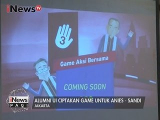 Alumni UI ciptakan game seru untuk bantu Anies - Sandi membangun Jakarta - iNews Pagi 11/01
