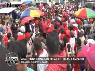 ABM gelar kampanye akbar dengan gunakan becak menuju lokasi kampanye - iNews Pagi 11/01