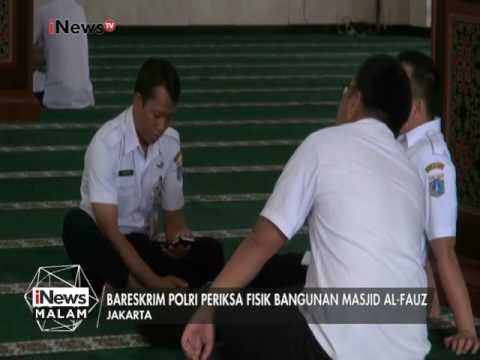 Bareskrim Polri memeriksa bangunan Masjid yang diduga Aset dari Korupsi - iNews Malam 11/01