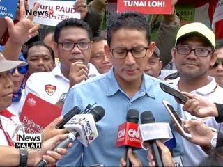 Sandiaga Uno menghadiri sosialisasi dengan Perisai Pribumi suka Anies-Sandi - iNews Malam 11/01