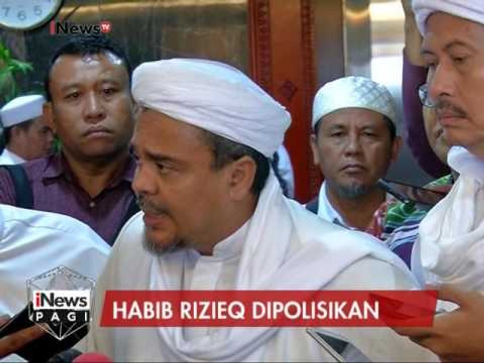 Habib Rizieq laporkan upaya kriminalisasi terhadap Ulama ke DPR RI - iNews Pagi 12/01