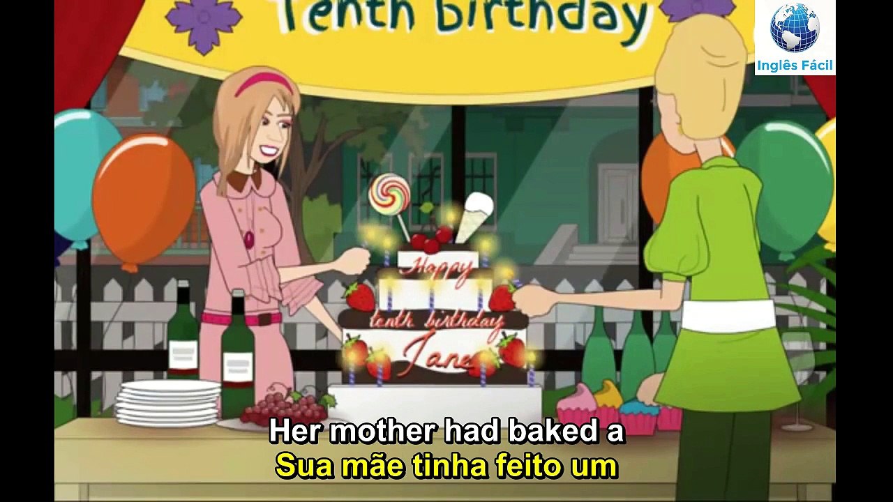 ➤A Festa de Aniversário ★ The Birthday Party ✔Basic English Dialogue➬Diálogo Básico em Inglês (9)