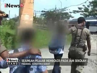 Satpol PP Tangkap Pelajar yang Berkeliaran Pada Jam Sekolah - iNews Siang 03/02