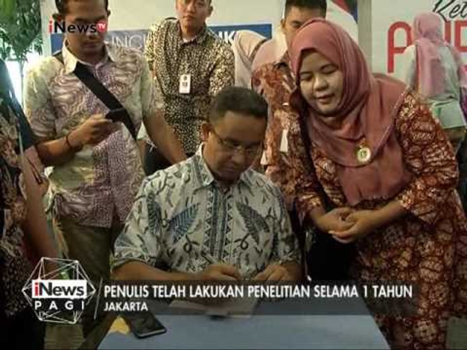 Anies menghadiri peluncuran buku Biografinya "Ketika Anies Baswedan memimpin" - iNews Pagi 04/02